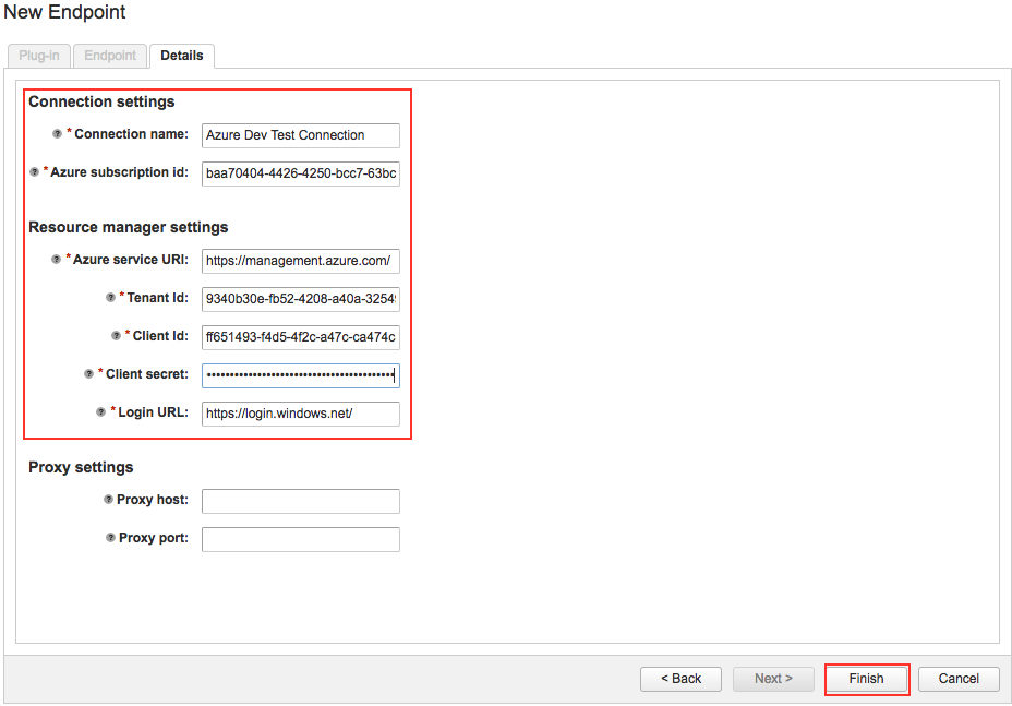 EnterAzureSubscriptionDetails